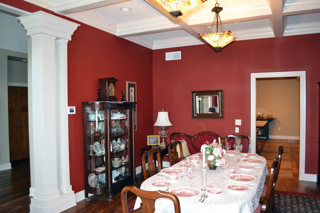 Dining Room in 2013 Custom Home built By Jeffrey L. Henry Inc. 