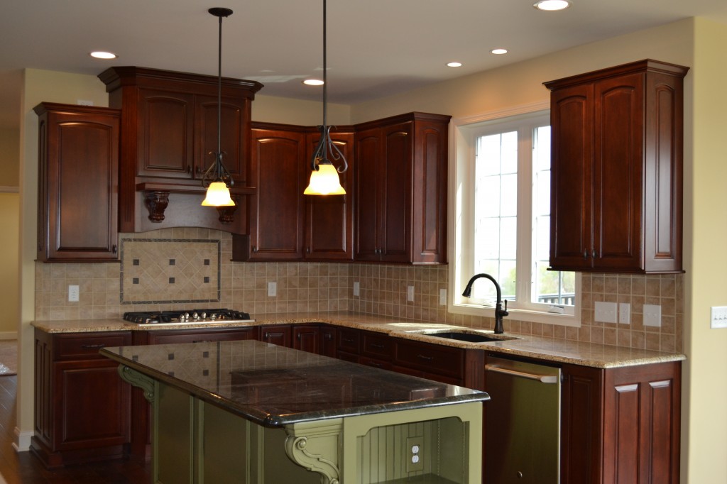 Custom kitchen in home built by Jeffrey L. Henry, Inc. of York, PA. 