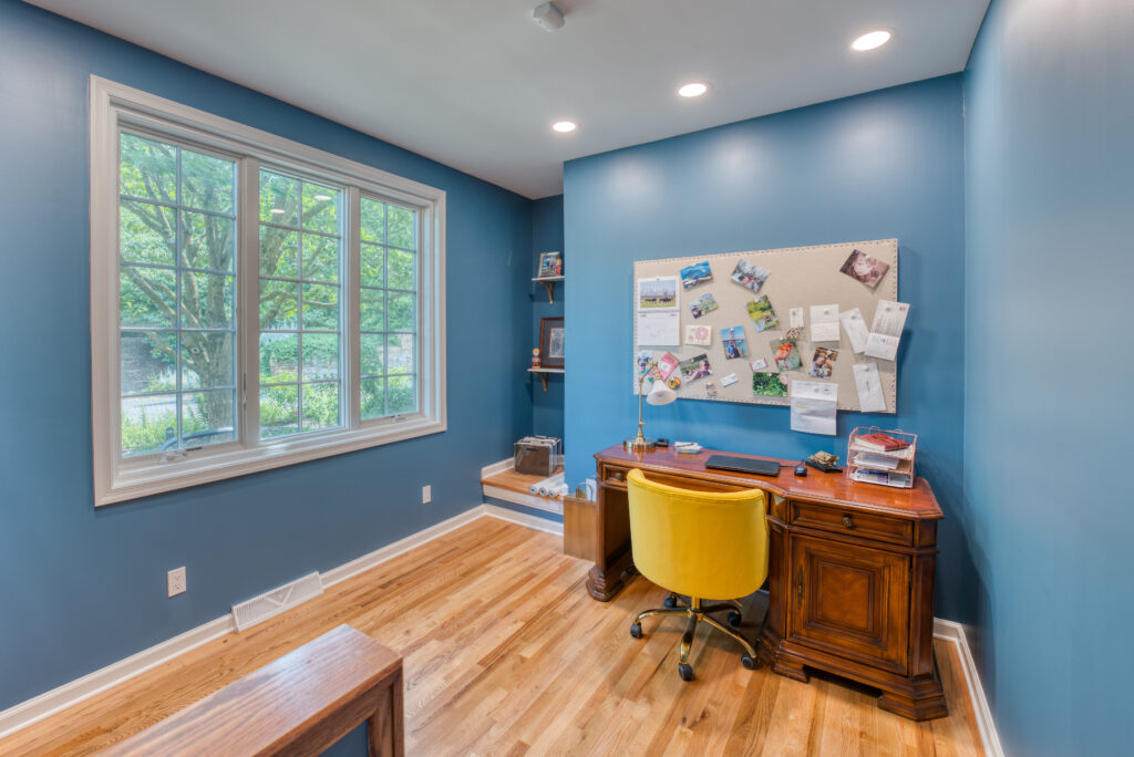remodeled home office in york county pa