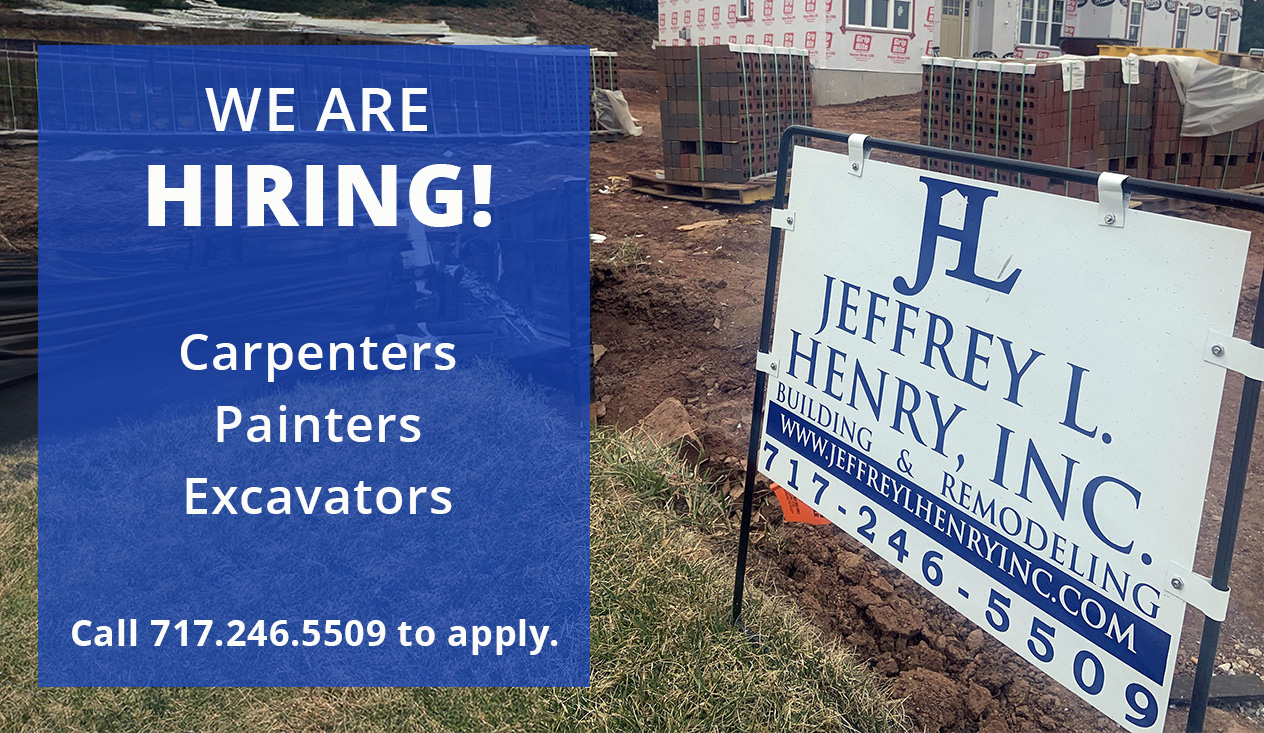 we are hiring carpenters painters and excavators